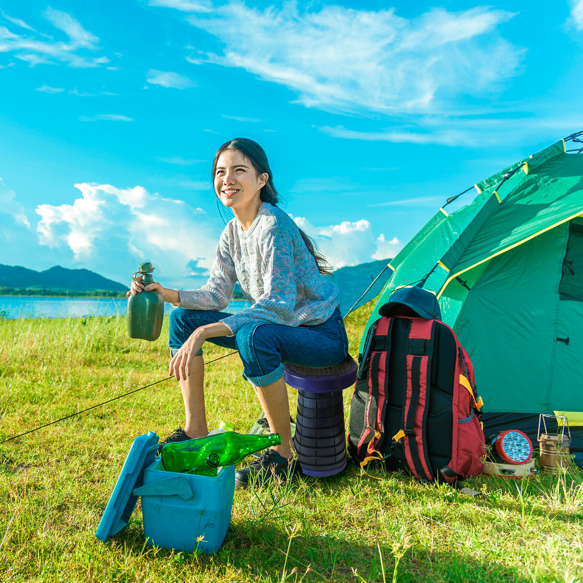 Starlyf Klapphocker Telescopic Stool ausziehbar Bild 5