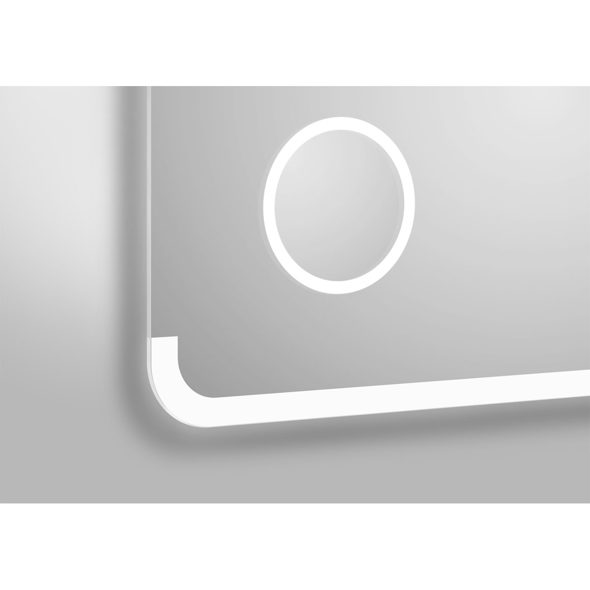 DSK  Design LED Lichtspiegel Silver Grace 80 x 60 cm Bild 3