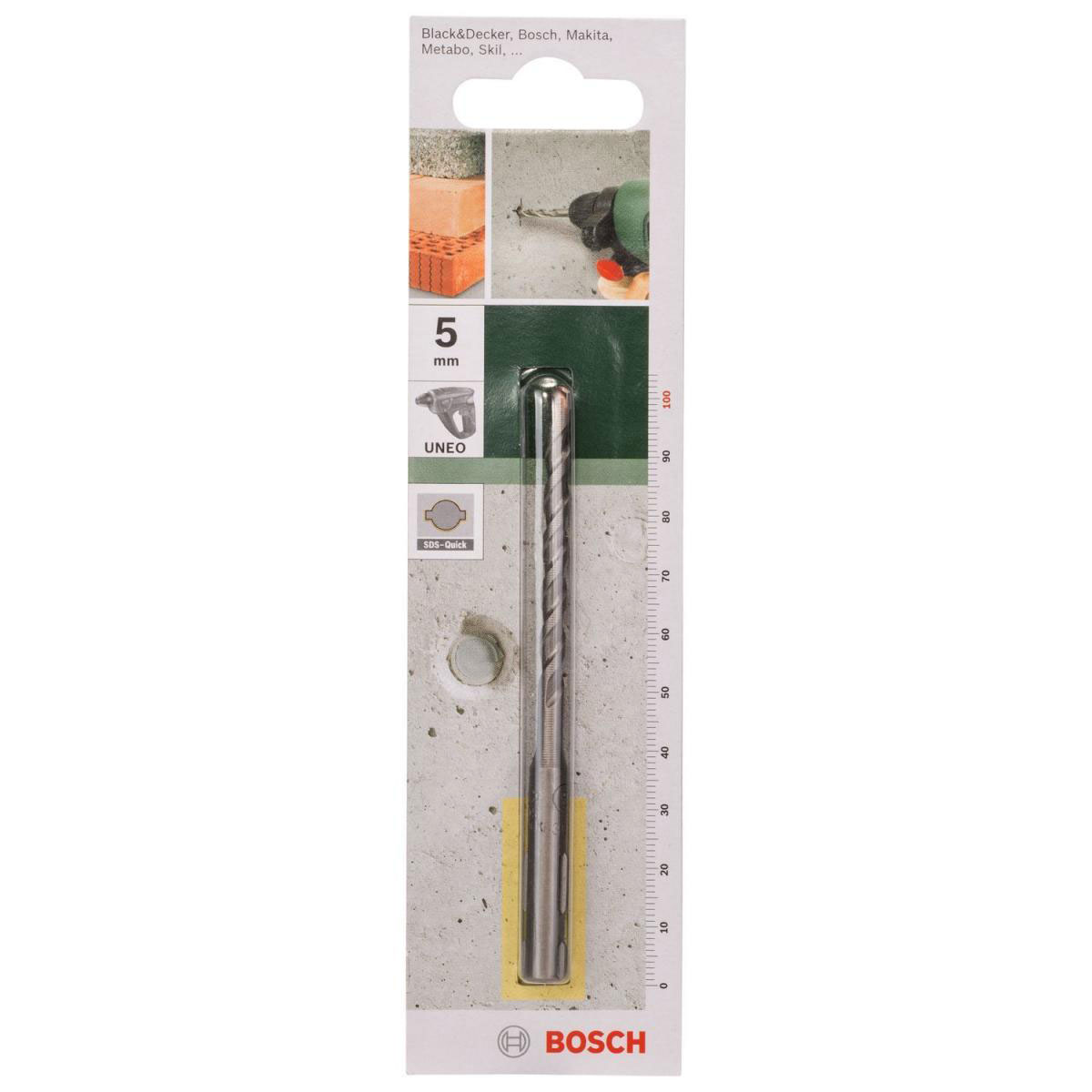 Bosch  DIY Betonbohrer SDS-Quick Durchmesser 5 x 100 mm Bild 2