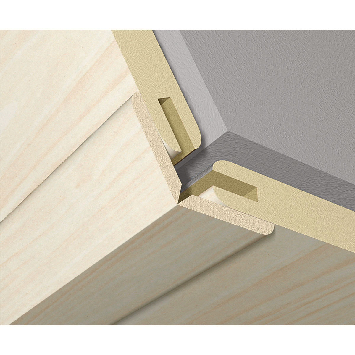 Faltleiste Birnbaum 2,6 m Bild 1