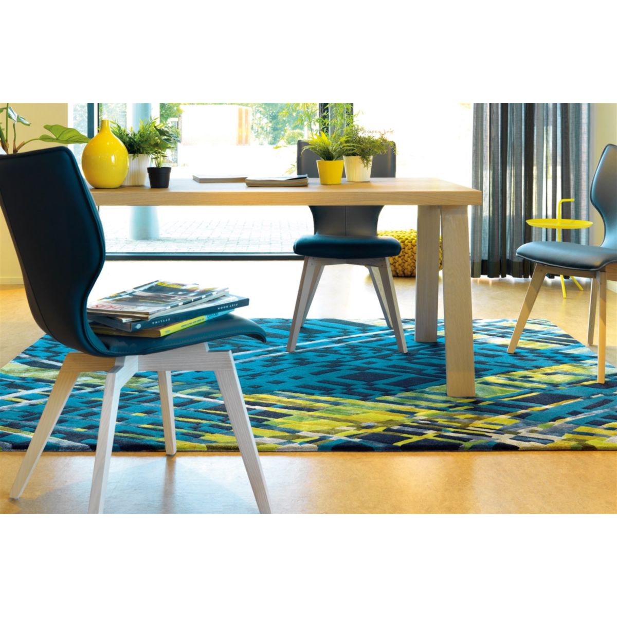 Diamond 8050 Multi / Blau 120cm x 180cm Bild 3