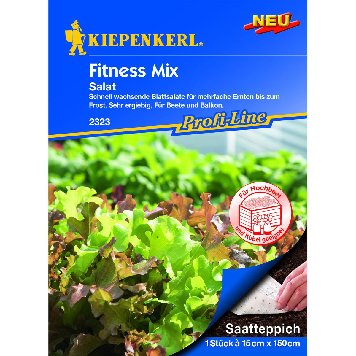 Kiepenkerl Salat Fitness Mix Saatteppich