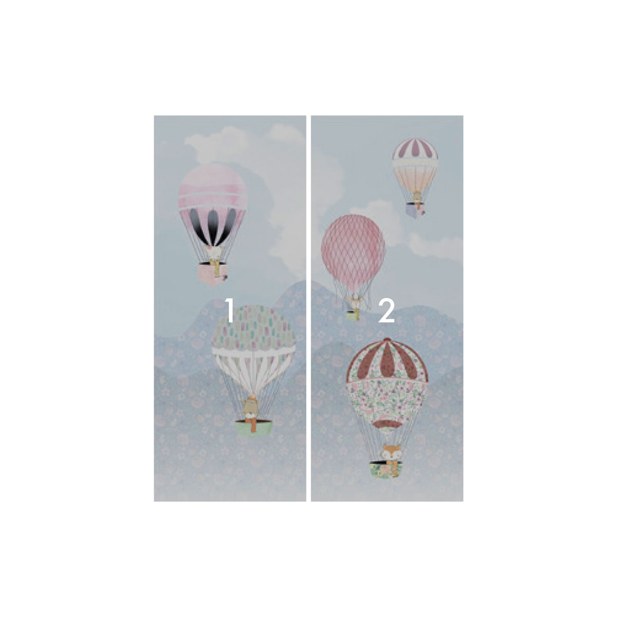 Komar  Vlies Fototapete Happy Balloon 200x250 cm Bild 3