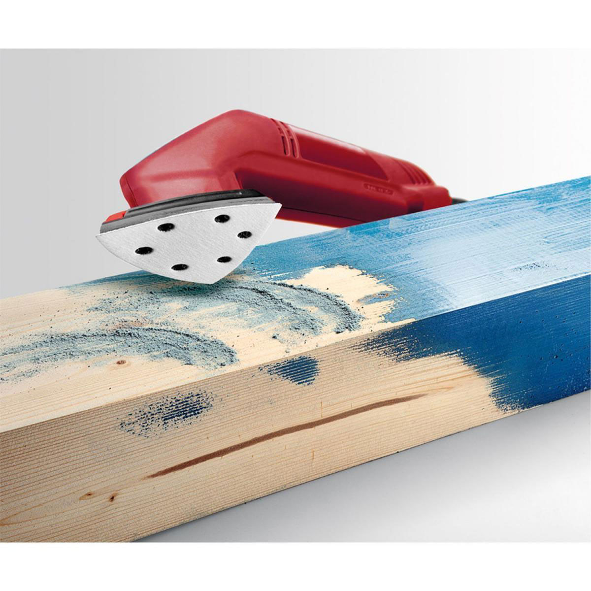 kwb  Schleifdreiecke Quick Stick Holz und Lack Silberschliff 93 mm K80 Bild 3