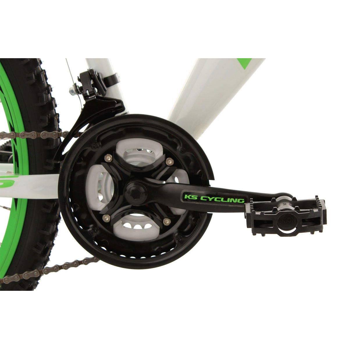KS Cycling Mountainbike Bliss Fully weiß-grün Bild 2