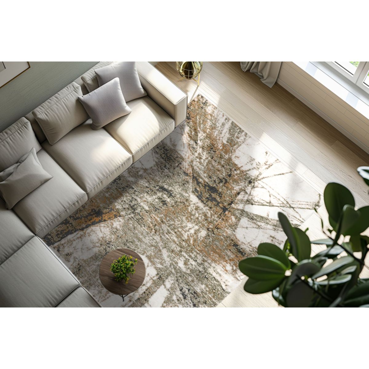 Firenze 485 Grün 140cm x 200cm Bild 4