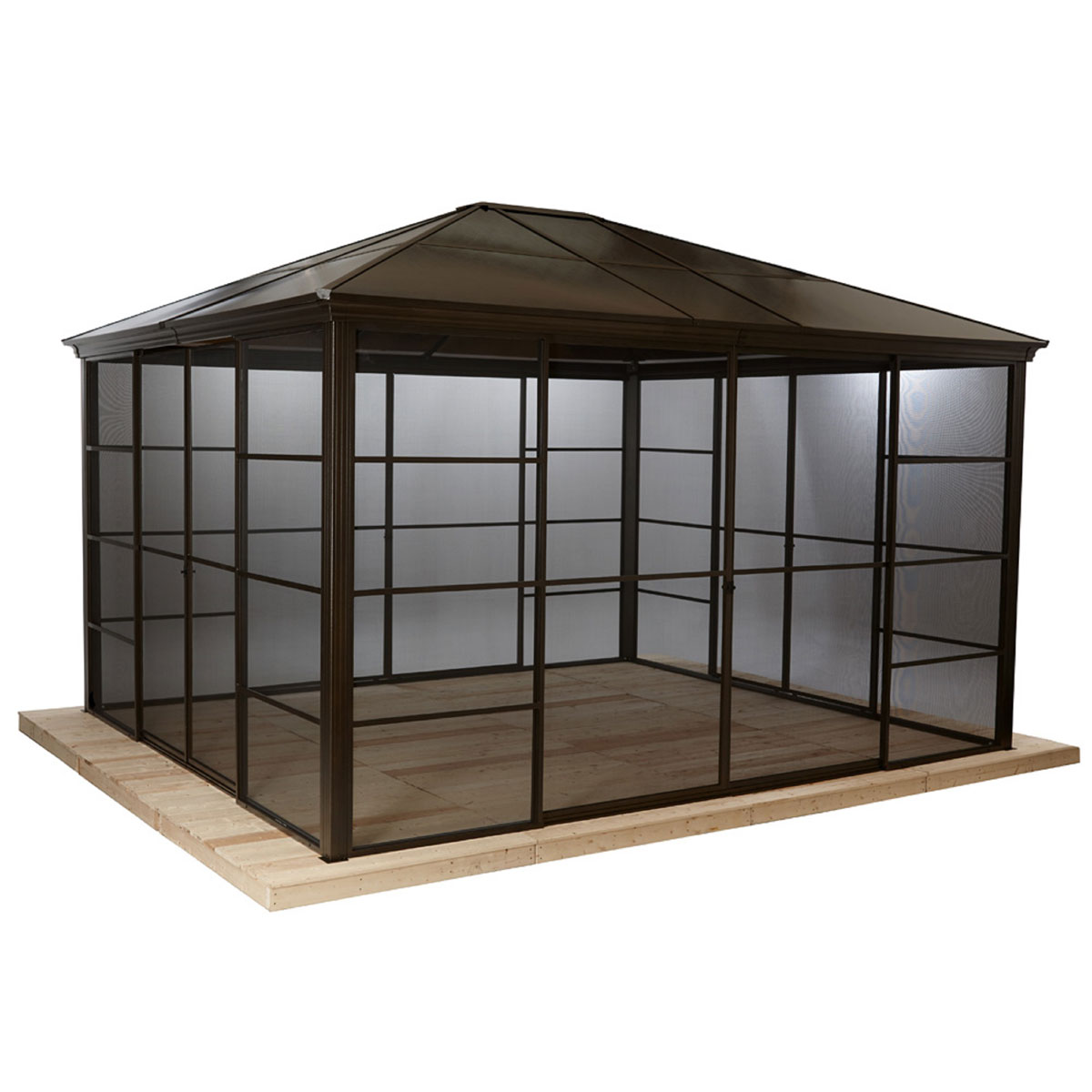 Sojag Pavillon Castel 1214 362,08x427,08x296,28cm Bronze