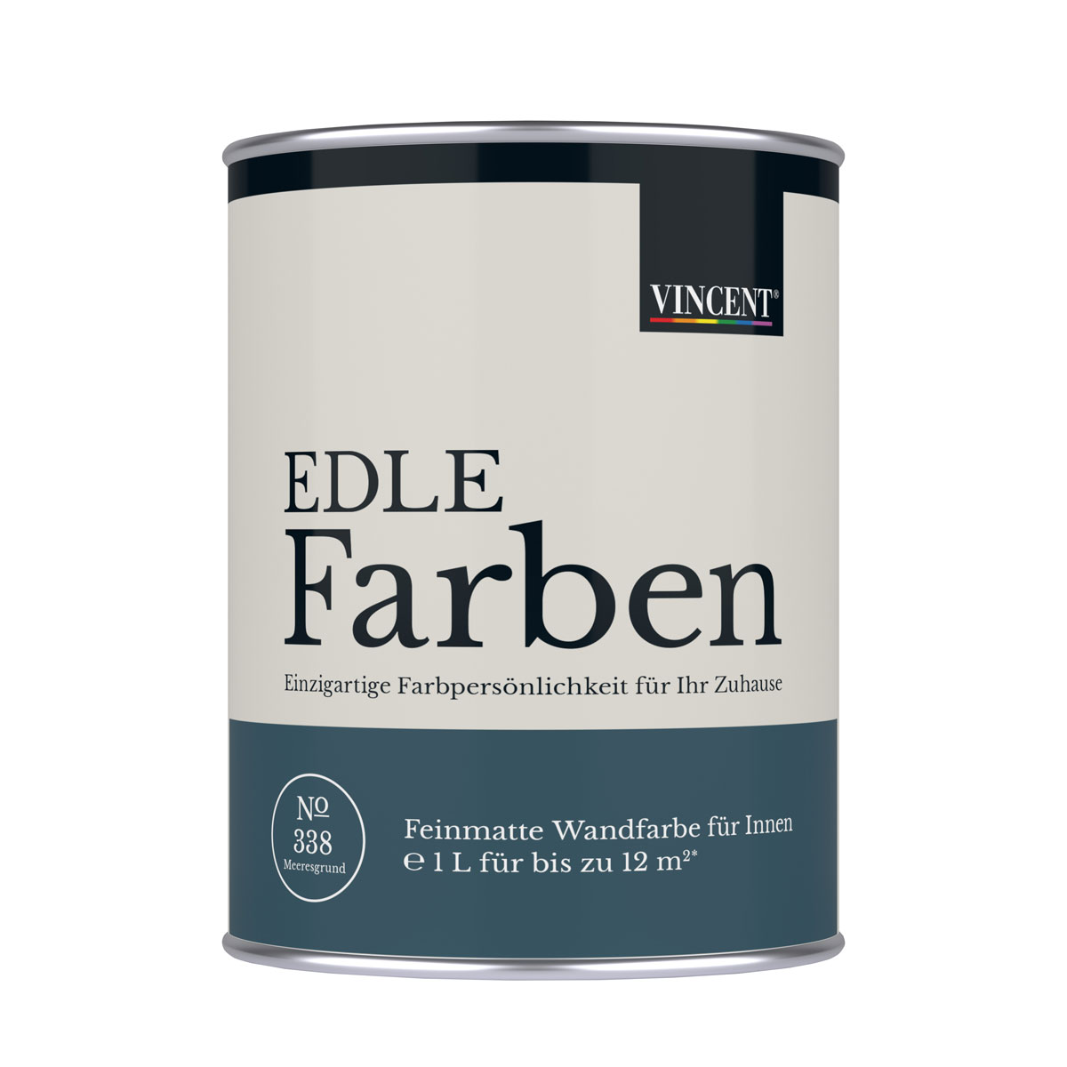 Vincent  Wandfarbe EDLE Farben Meeresgrund matt 1,0 L Bild 1