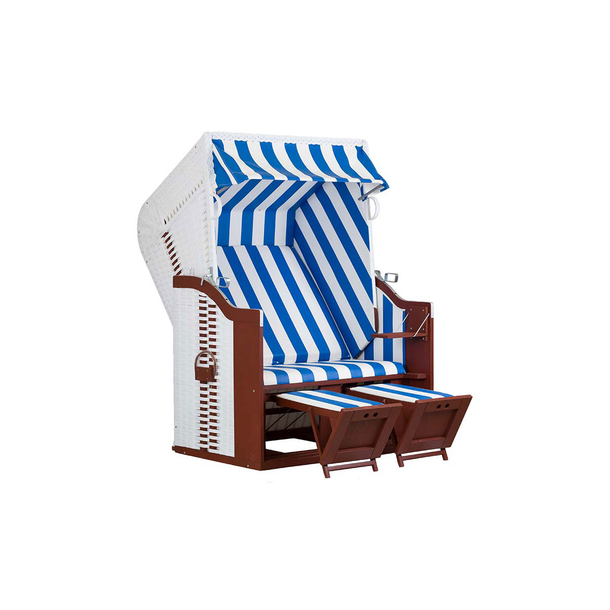 deVries Profi-Strandkorb Fehmarn Ostsee grey