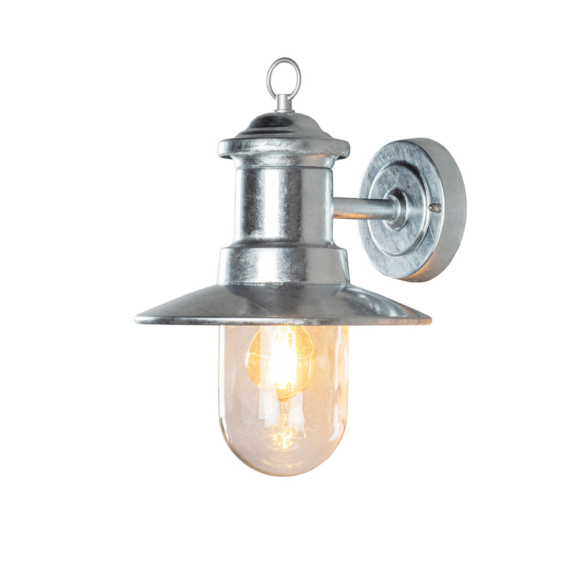 Konstsmide Außenwandleuchte Napoli silber