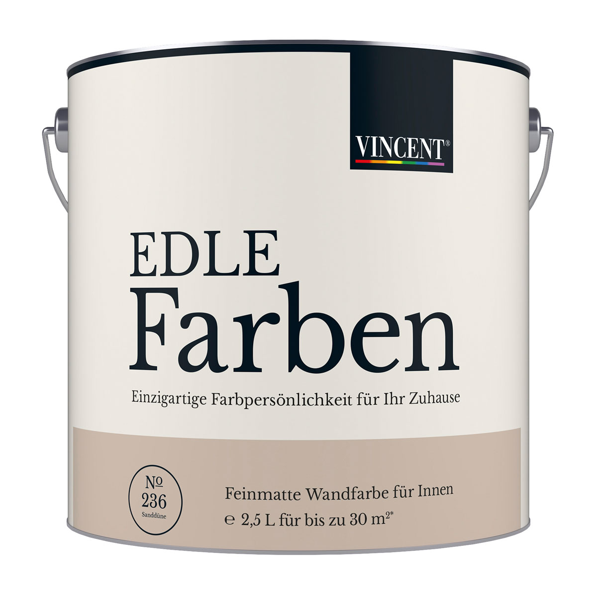 Vincent Wandfarbe Edle Farben Sanddüne 2,5 L Bild 1
