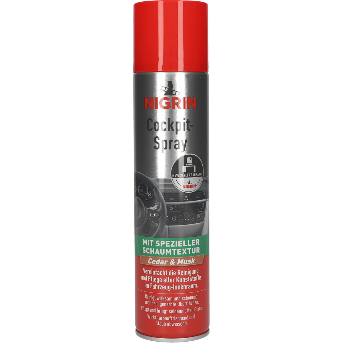 Nigrin  Cockpit Spray Cedar & Musk 400 ml