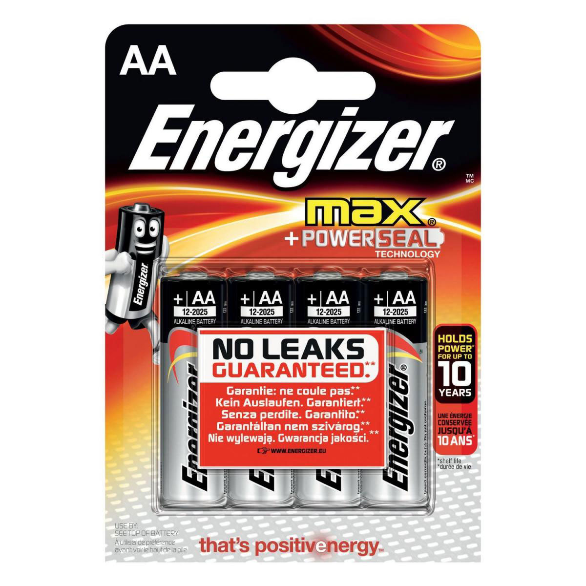 AA-Batterie Max Alkaline 4 Stück