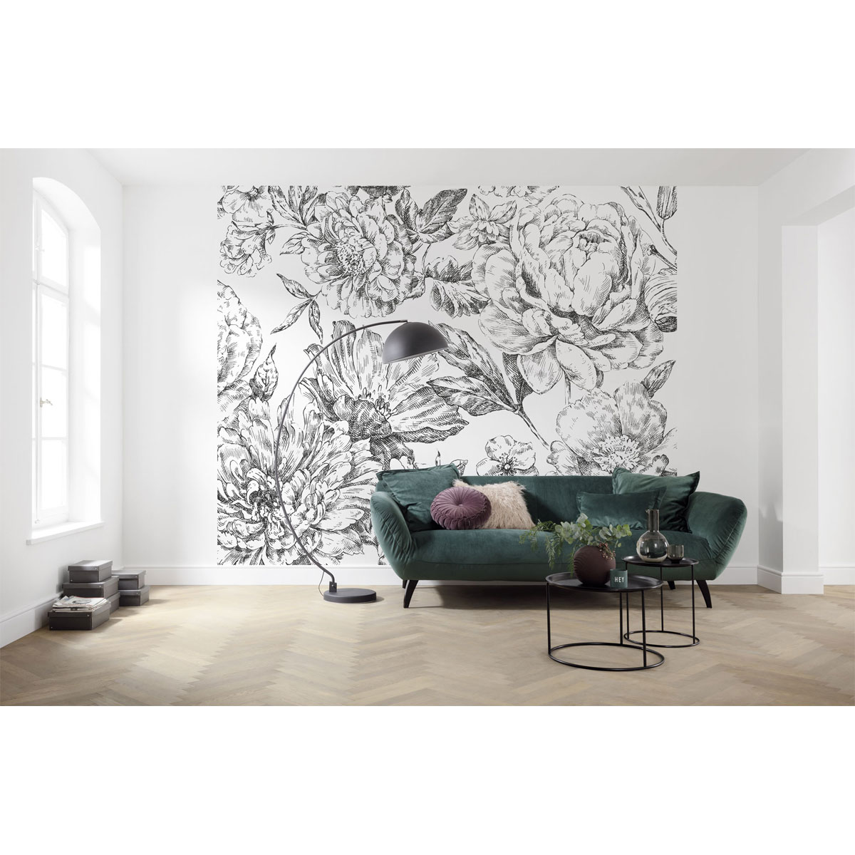 Komar  Vlies Fototapete Flowerbed 300x250 cm