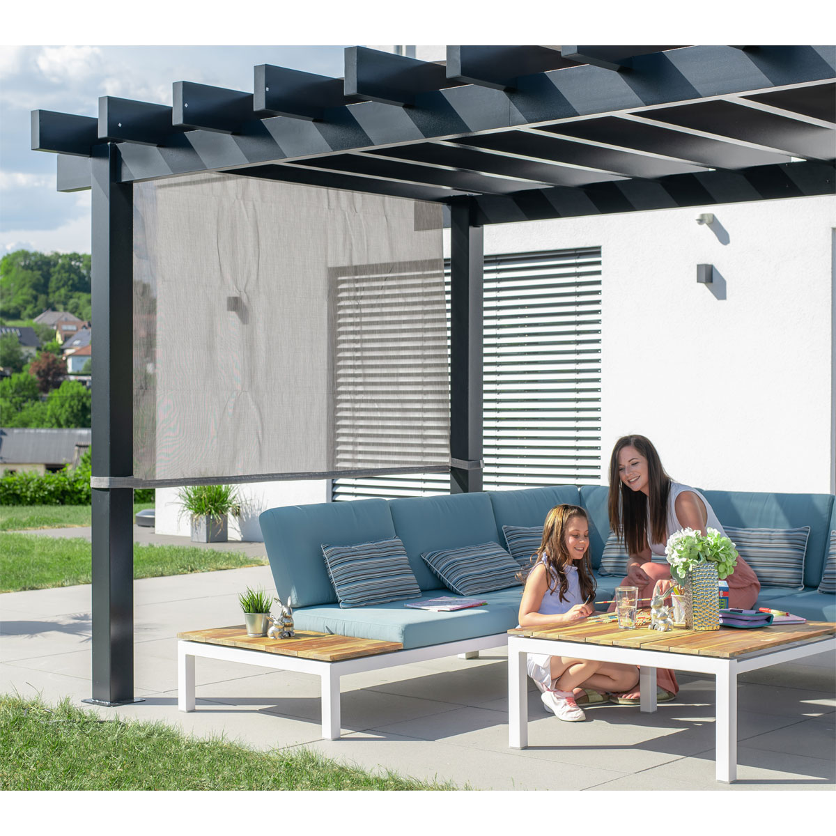 Sojag Pavillon Pergola Yamba 1016 295x495x252,6cm Anthrazit Bild 6
