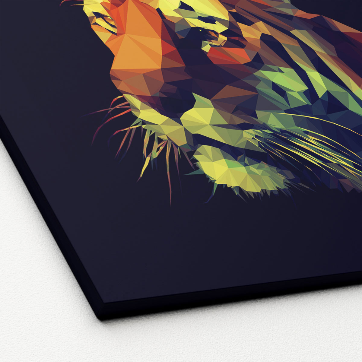 Canvas-Art Colourful Tiger 90 x 120 cm Bild 2