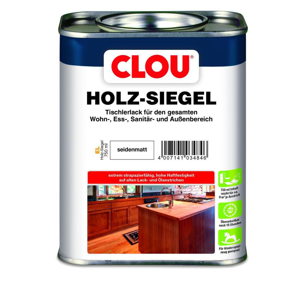 Clou EL Holz-Siegel Seidenmatt 750 ml