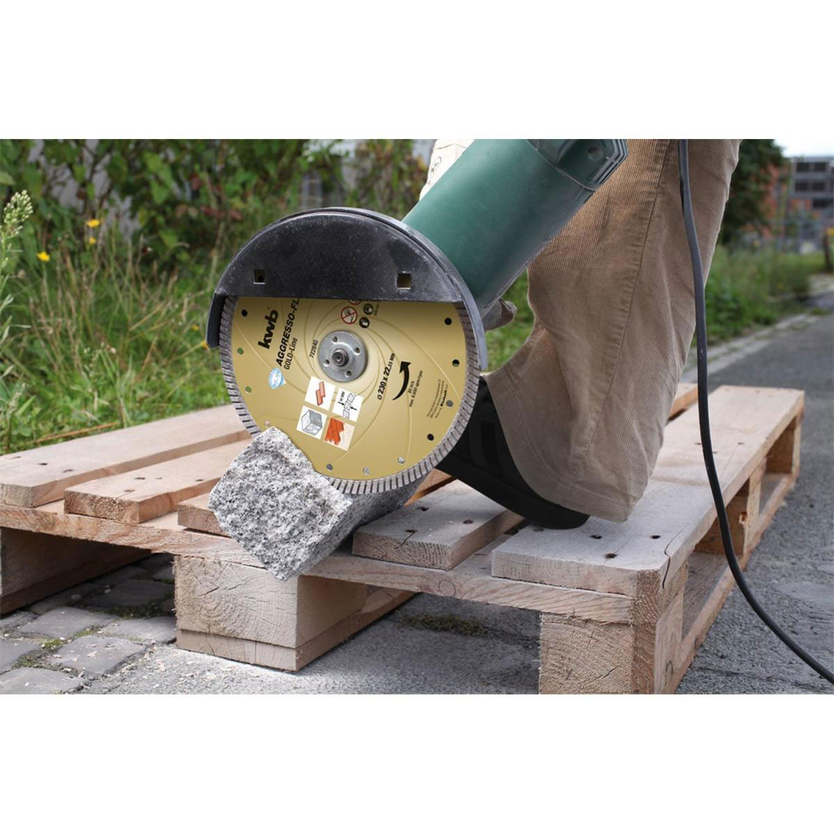 kwb  Trennscheiben Aggreso-Flex Gold-Line Diamant Durchmesser 115 mm Bild 3