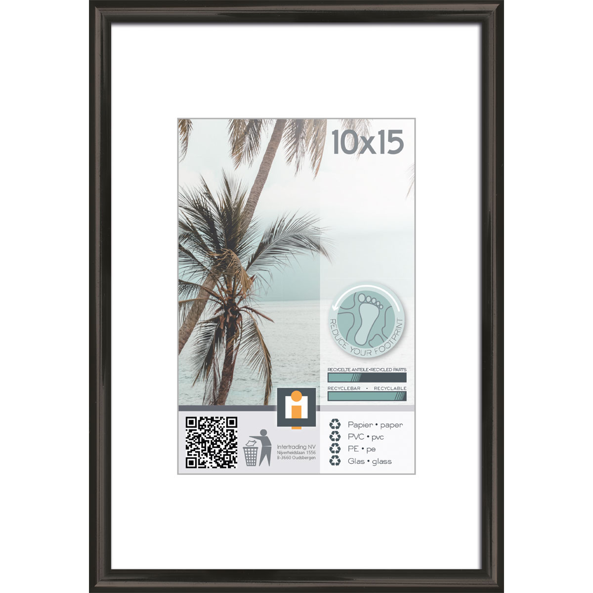 Bilderrahmen Kyoto 10x15 cm schwarz