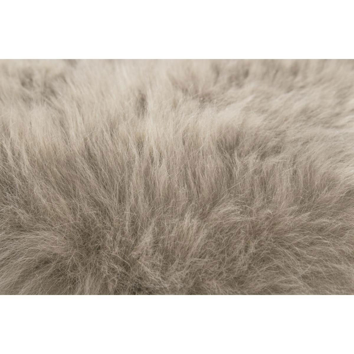 Sitzkissen Schaffell 34 x 34 cm Grau Bild 2
