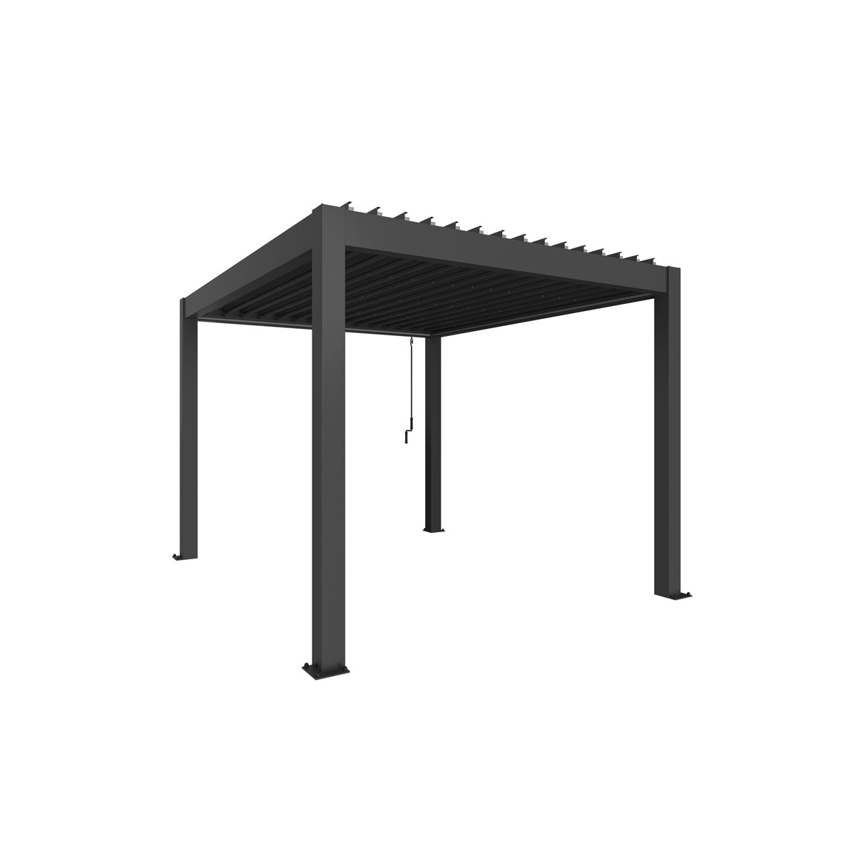 Biohort Pergola Gr. 3 x 3,5 dunkelgrau-metallic