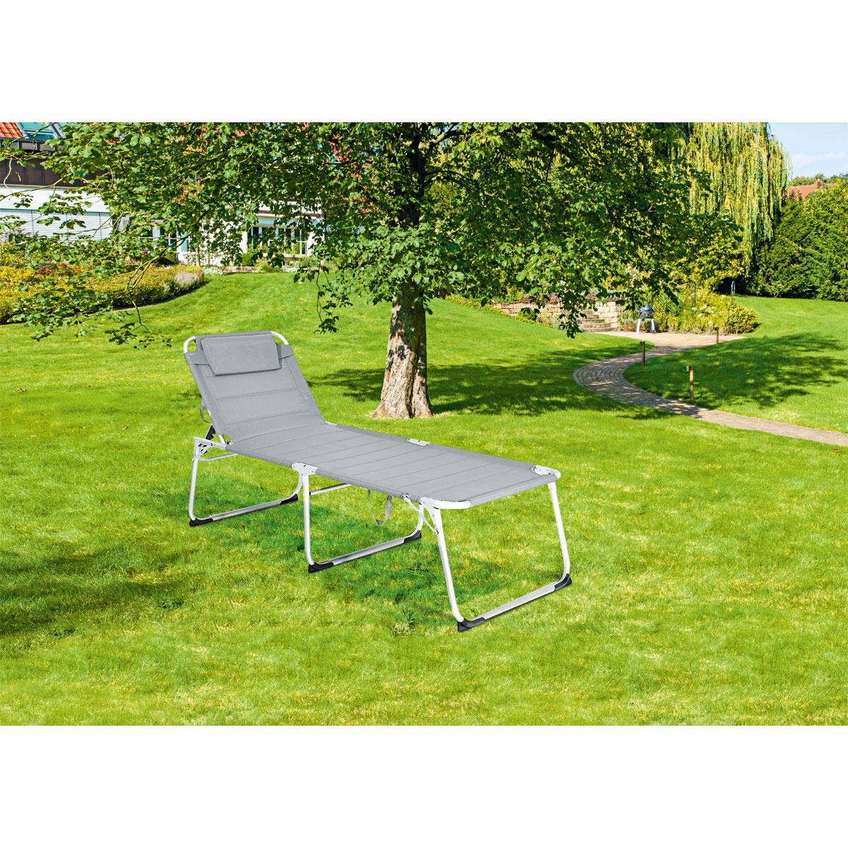 Haveson Dreibeinliege Klappliege mit gepolsterter Liegefläche Bild 2