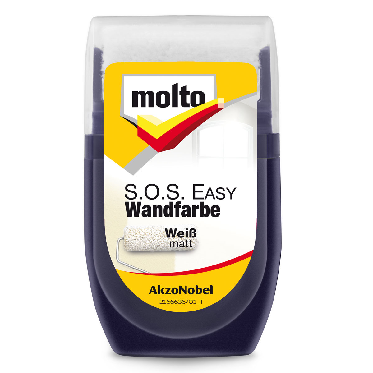 Molto Wandfarbe S.O.S Easy Weiß 30 ml
