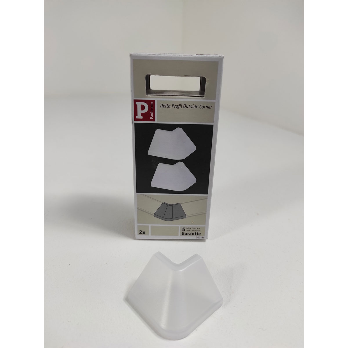 Paulmann Außenecke Delta Profil weiß 2 Stück Bild 1