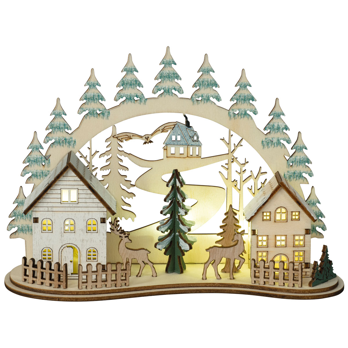 3D-Lichterbogen farbig 2fach sort fuer