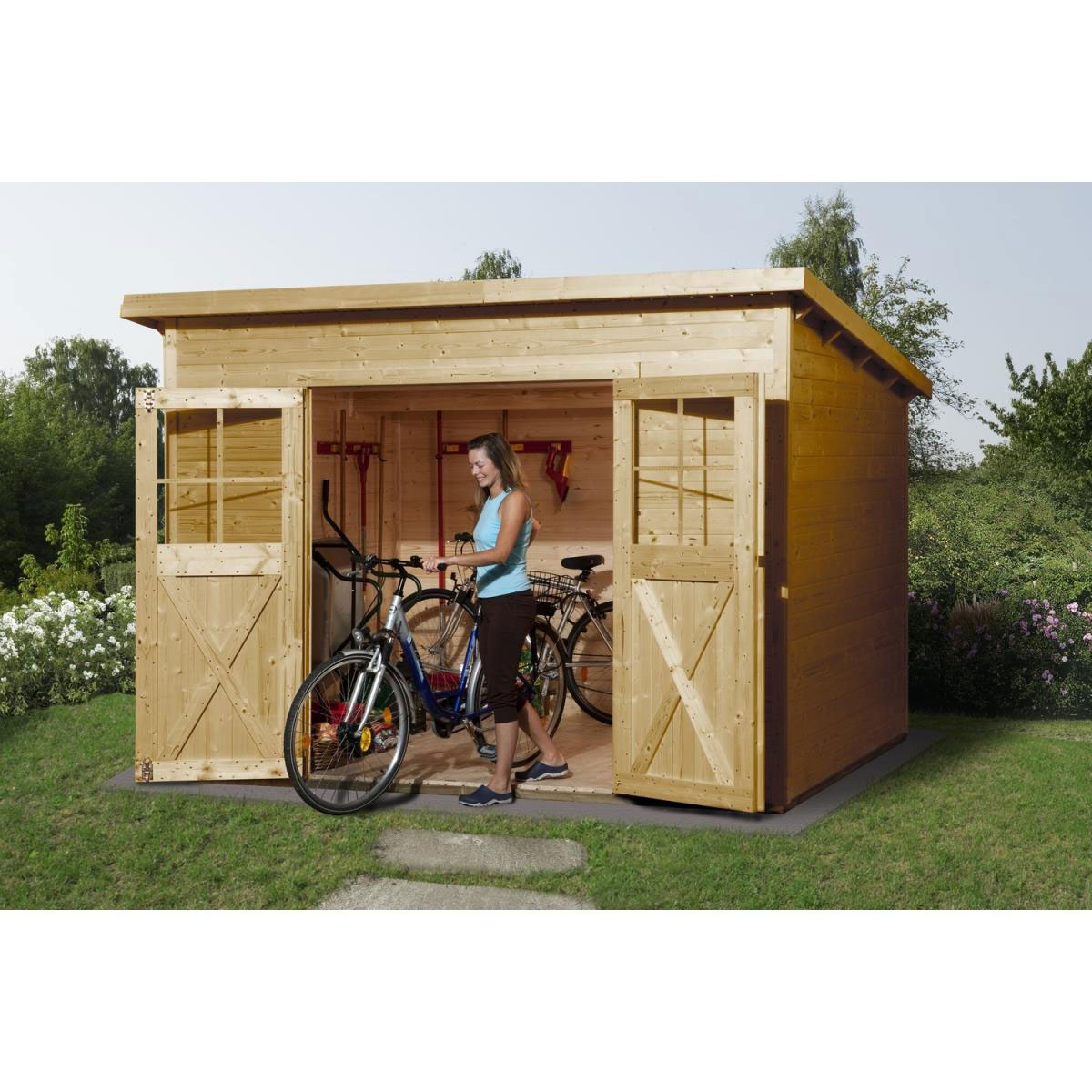 Weka Gartenhaus 325 299 x 250 x 223 cm Bild 1