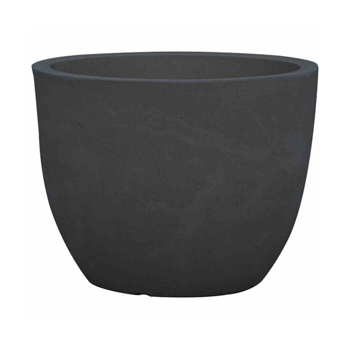 Siena Garden Gefäß Bristol Durchmesser 35 x 27,5 cm schwarz-granit