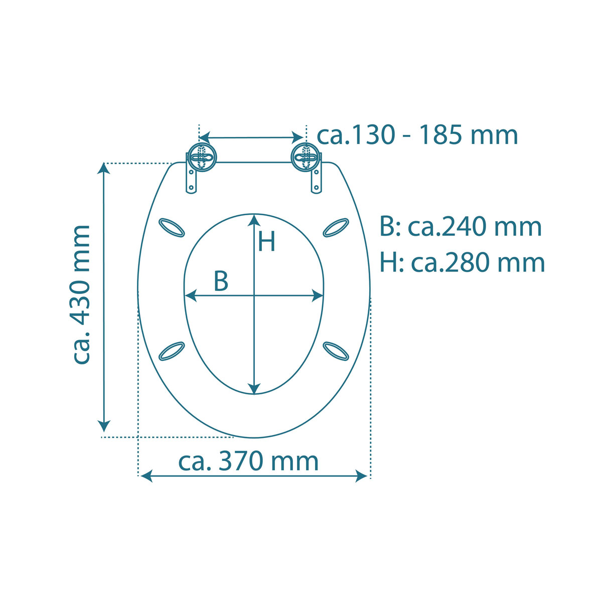 Schütte MDF HG WC-Sitz BALANCE mit Absenkautomatik Bild 6
