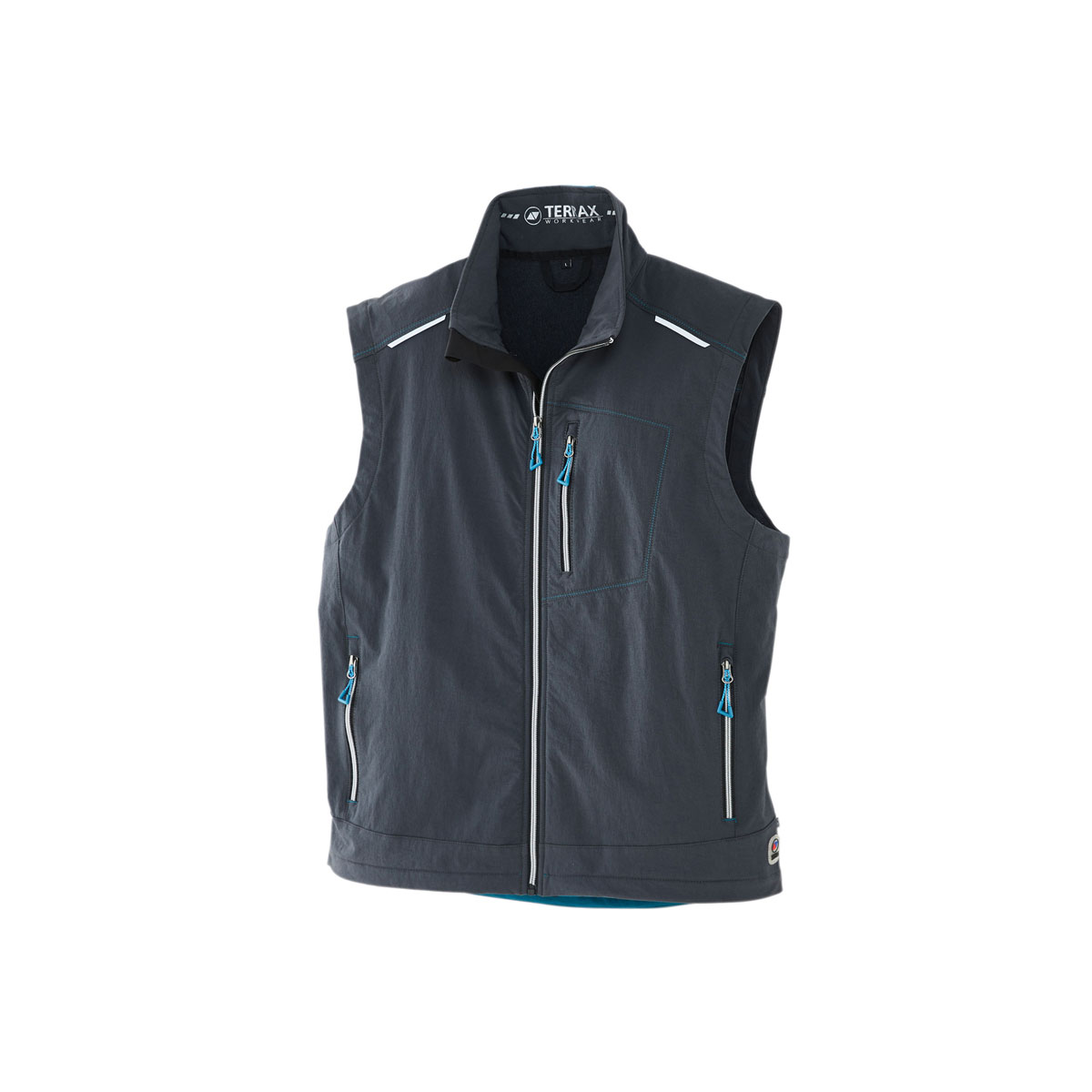 Terrax Workwear  Arbeitsweste anthrazit-petrol Größe XL