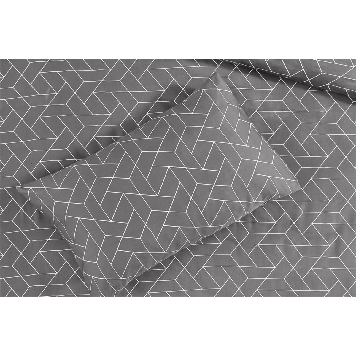 Bettwäsche Florence 125-GB Grau 225cm x 225cm Bild 5