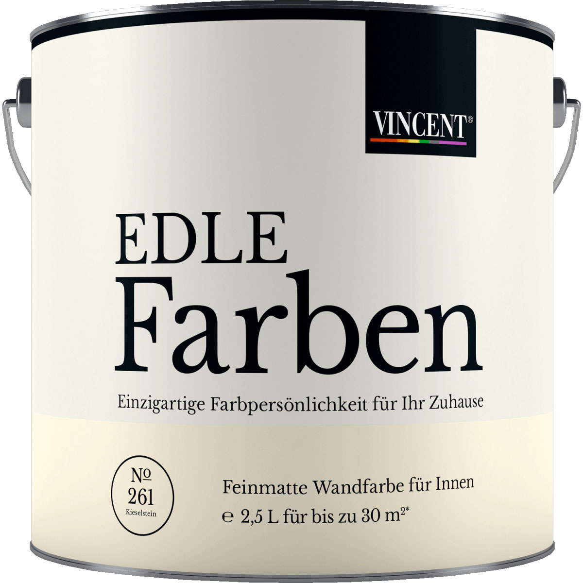 Vincent Wandfarbe Edle Farben Kieselstein 2,5 L Bild 1