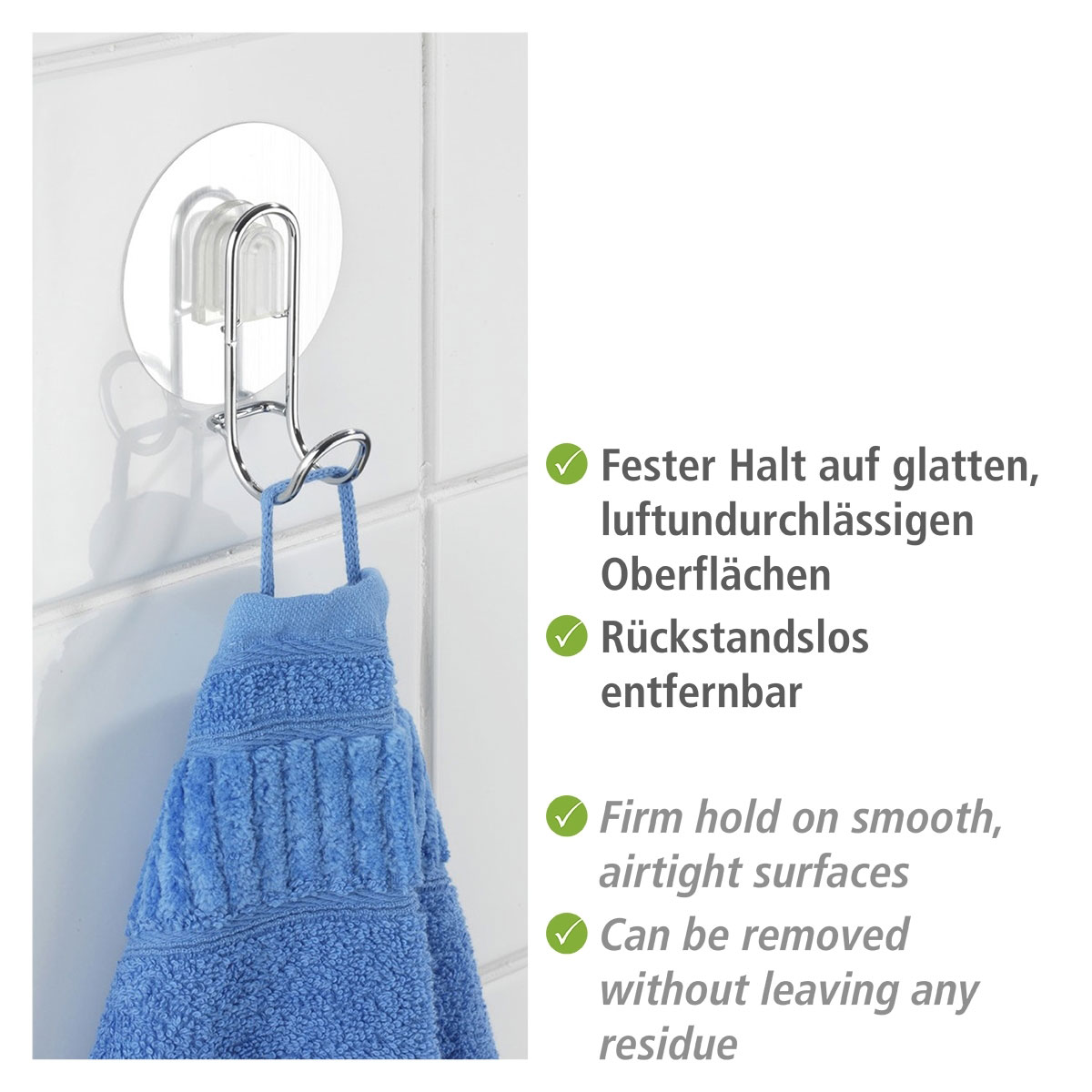 Wenko Static-Loc Wandhaken Osimo Bild 4