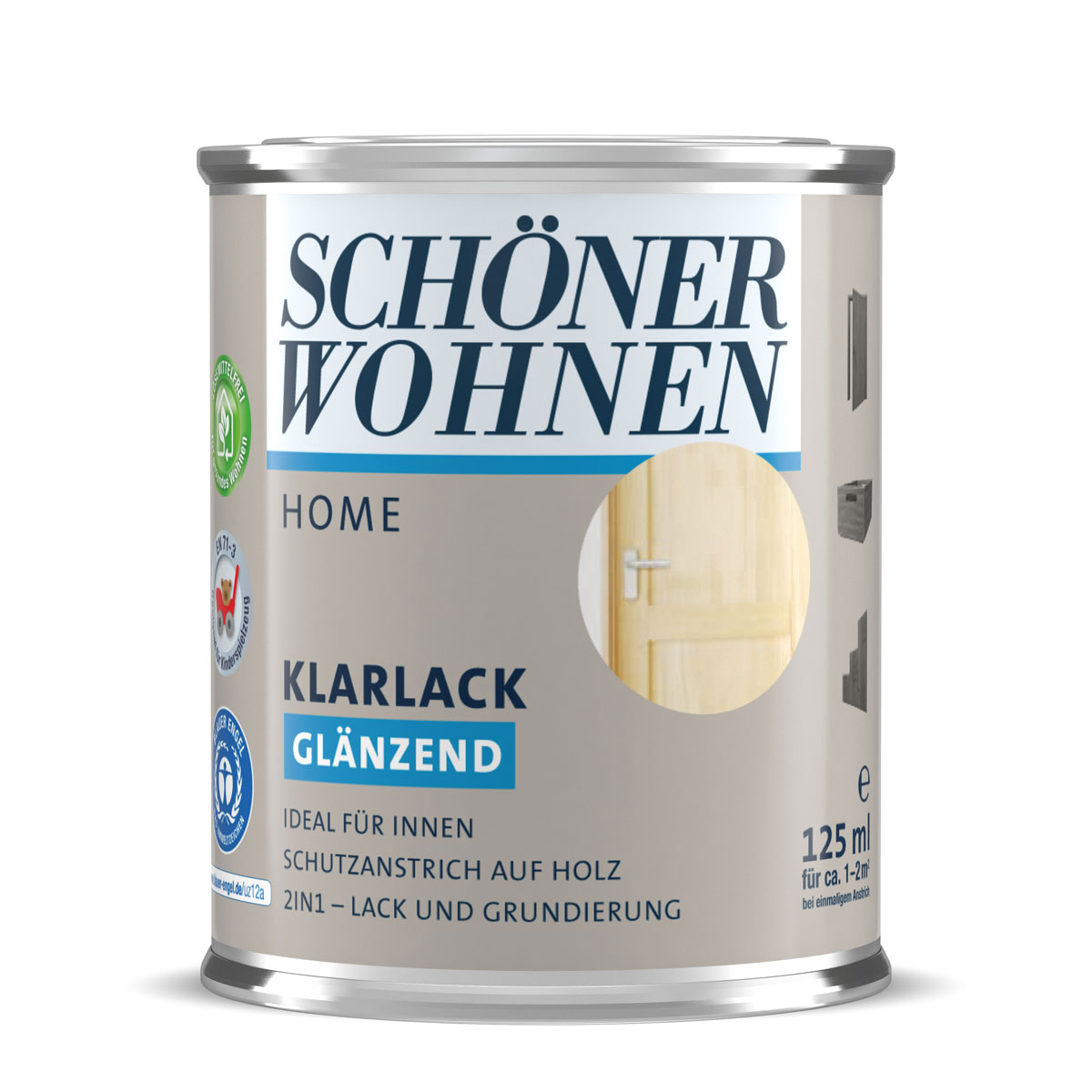 Schöner Wohnen Farbe Klarlack Home glänzend 125 ml