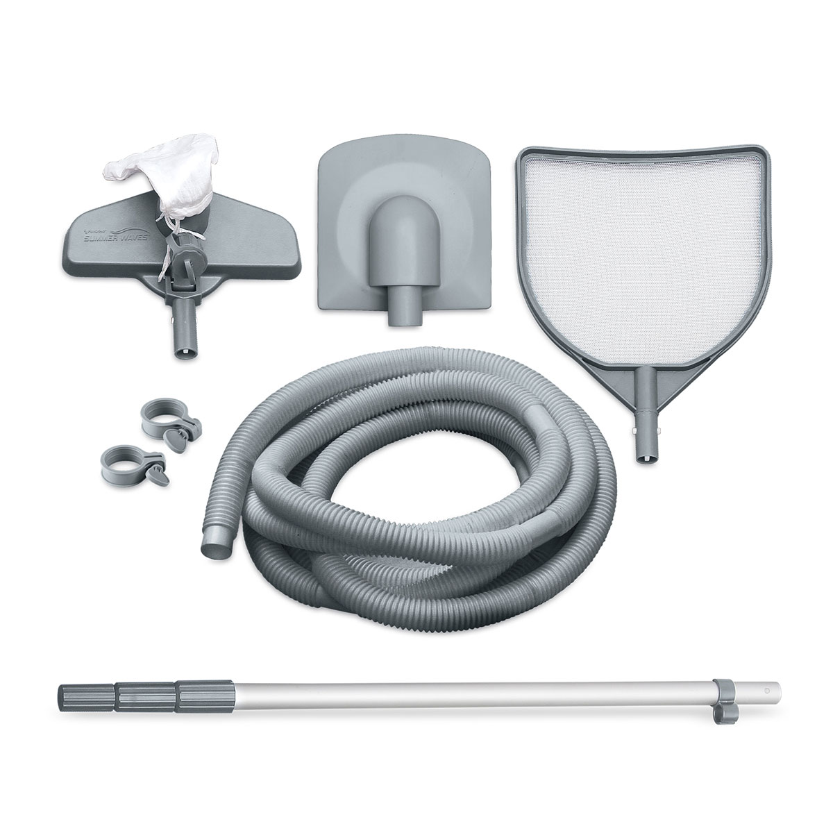 Summer Waves Elite Frame Pool 549x549x132cm Anthrazit Bild 12