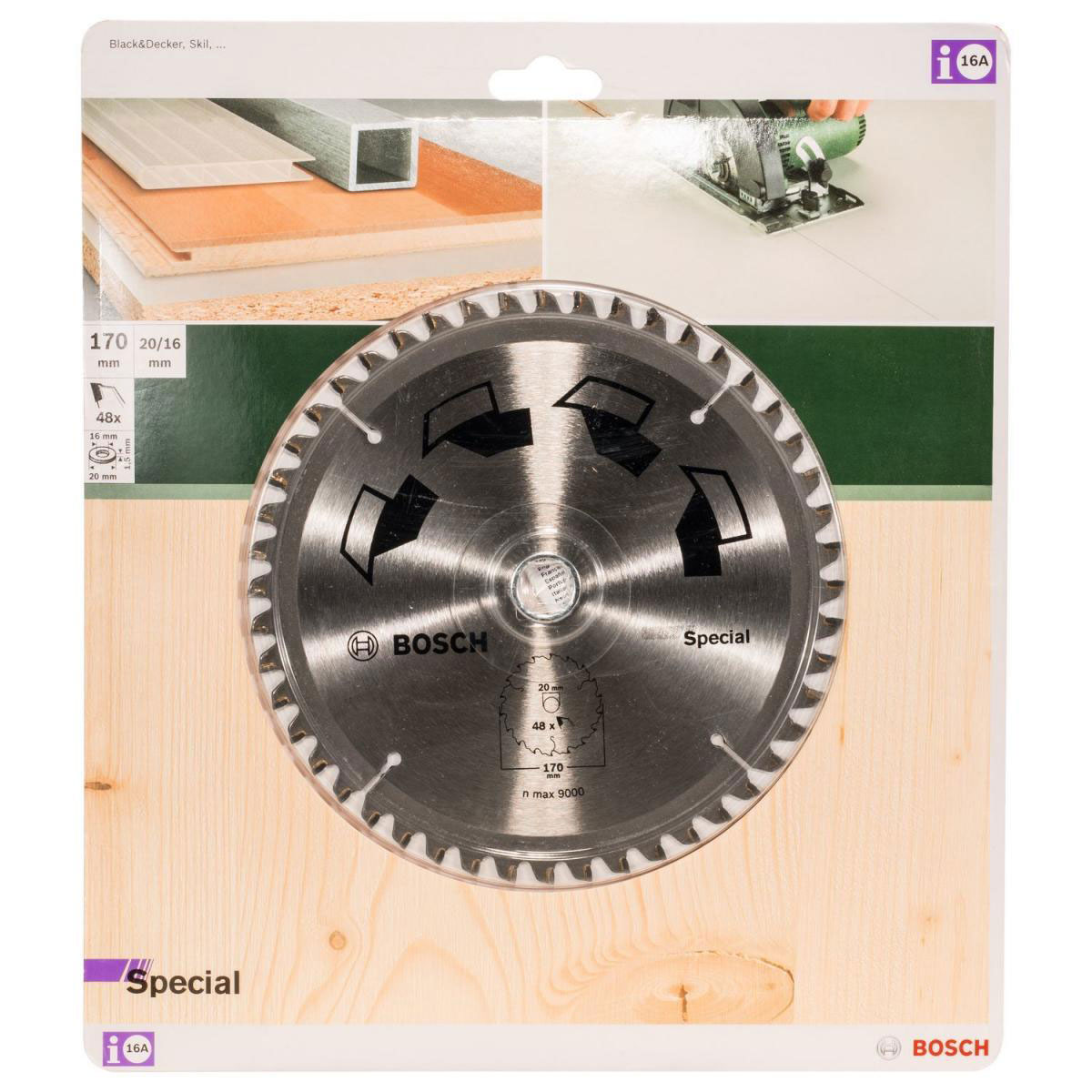 Bosch  DIY Kreissägeblatt Special Z48 170 mm Bild 2