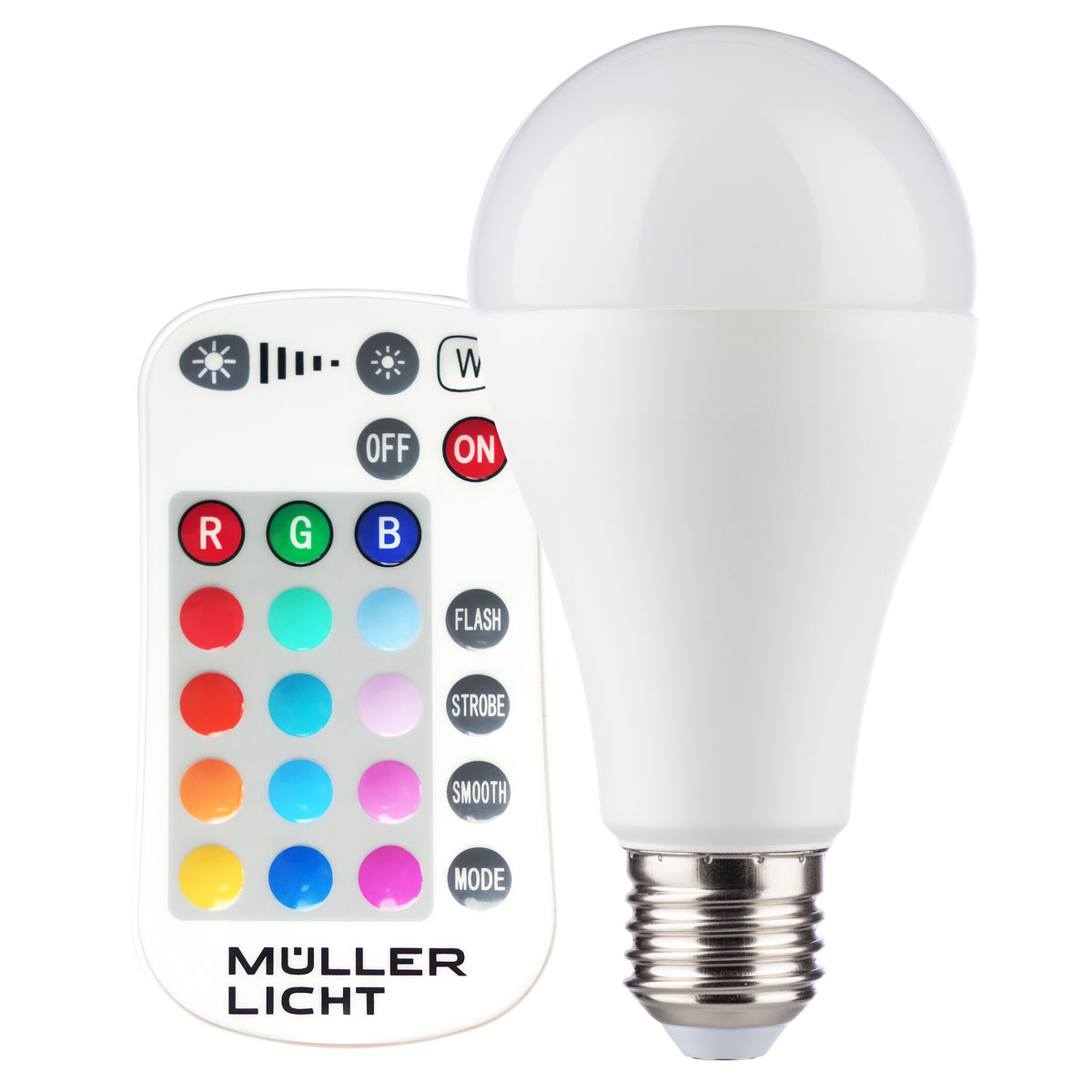 Müller Licht LED-Leuchtmittel E27 10W mit Fernbedienung Bild 2