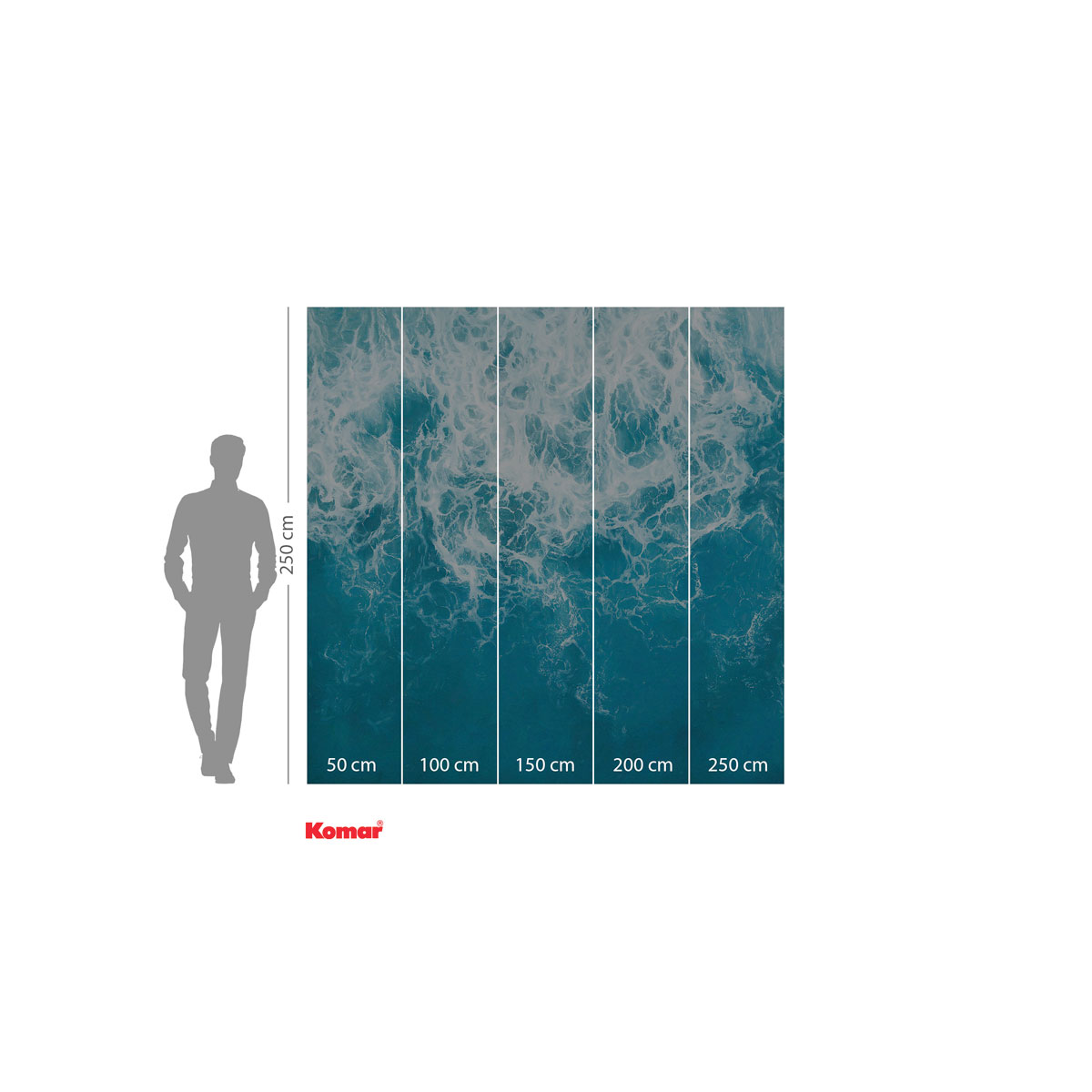 Komar  Vlies Fototapete The Shore 250x250 cm Bild 3