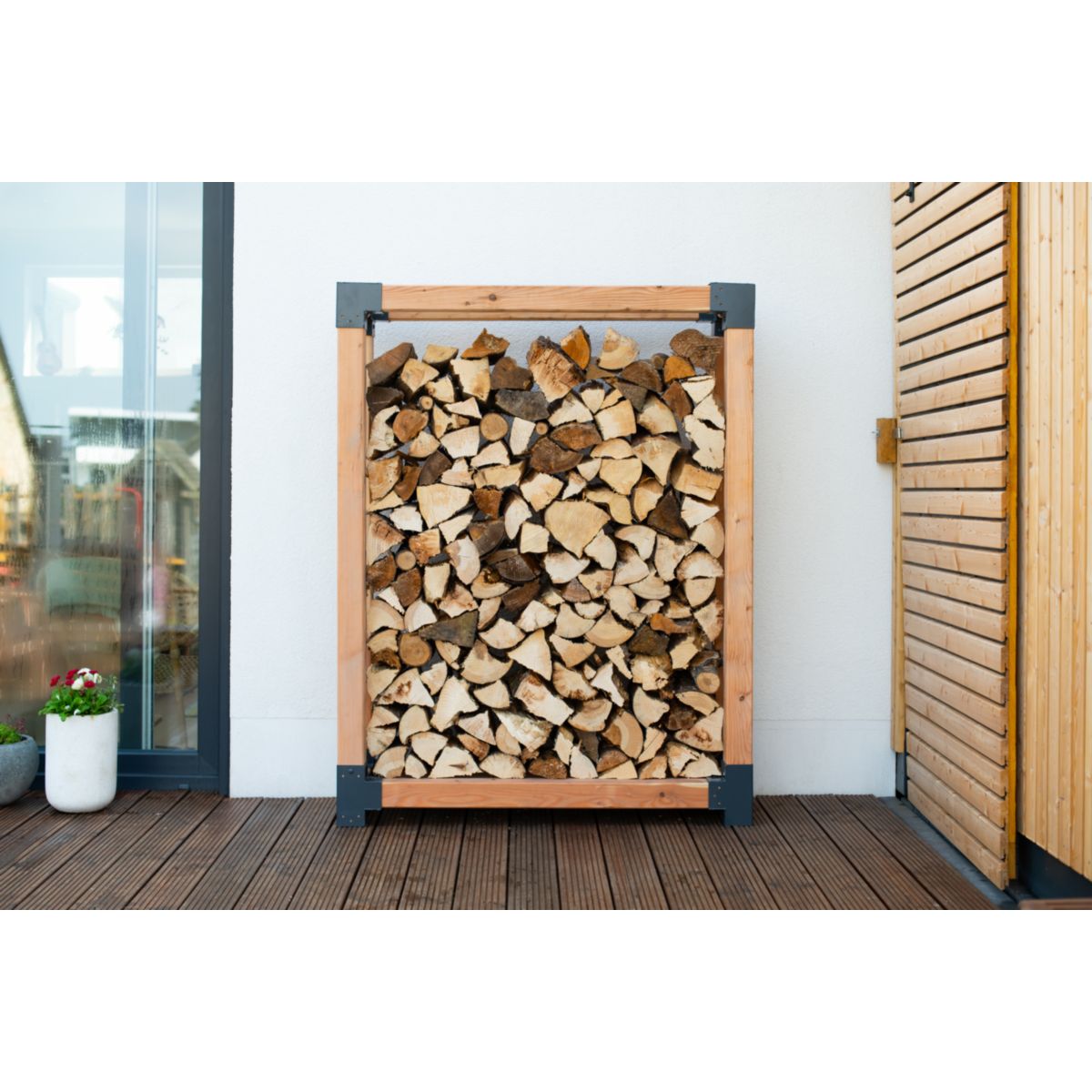 Westmann Kaminholzregal Michel XL 40x138x180 cm Bild 6