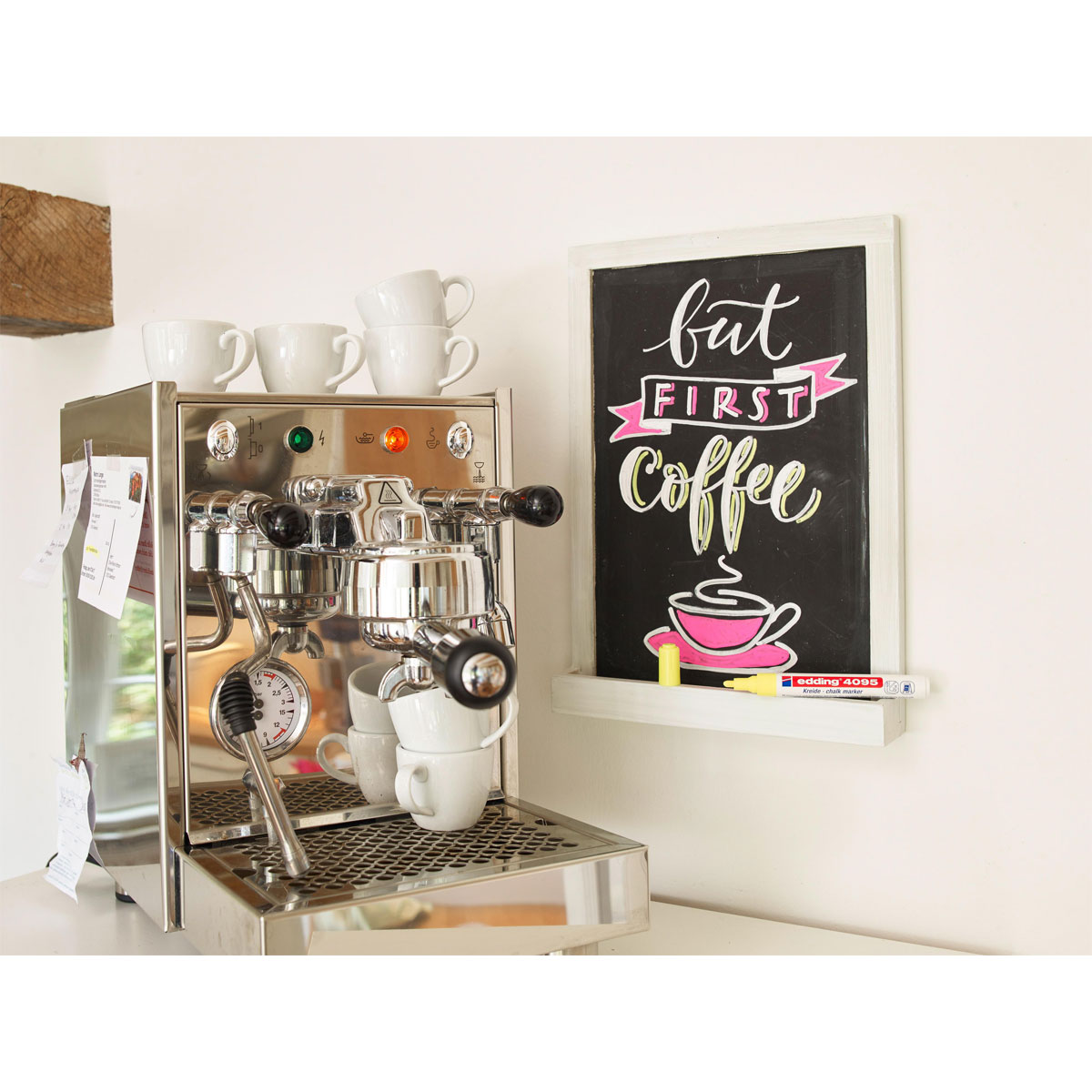 Edding  Kreidemarker e-4095/1 weiß Bild 4