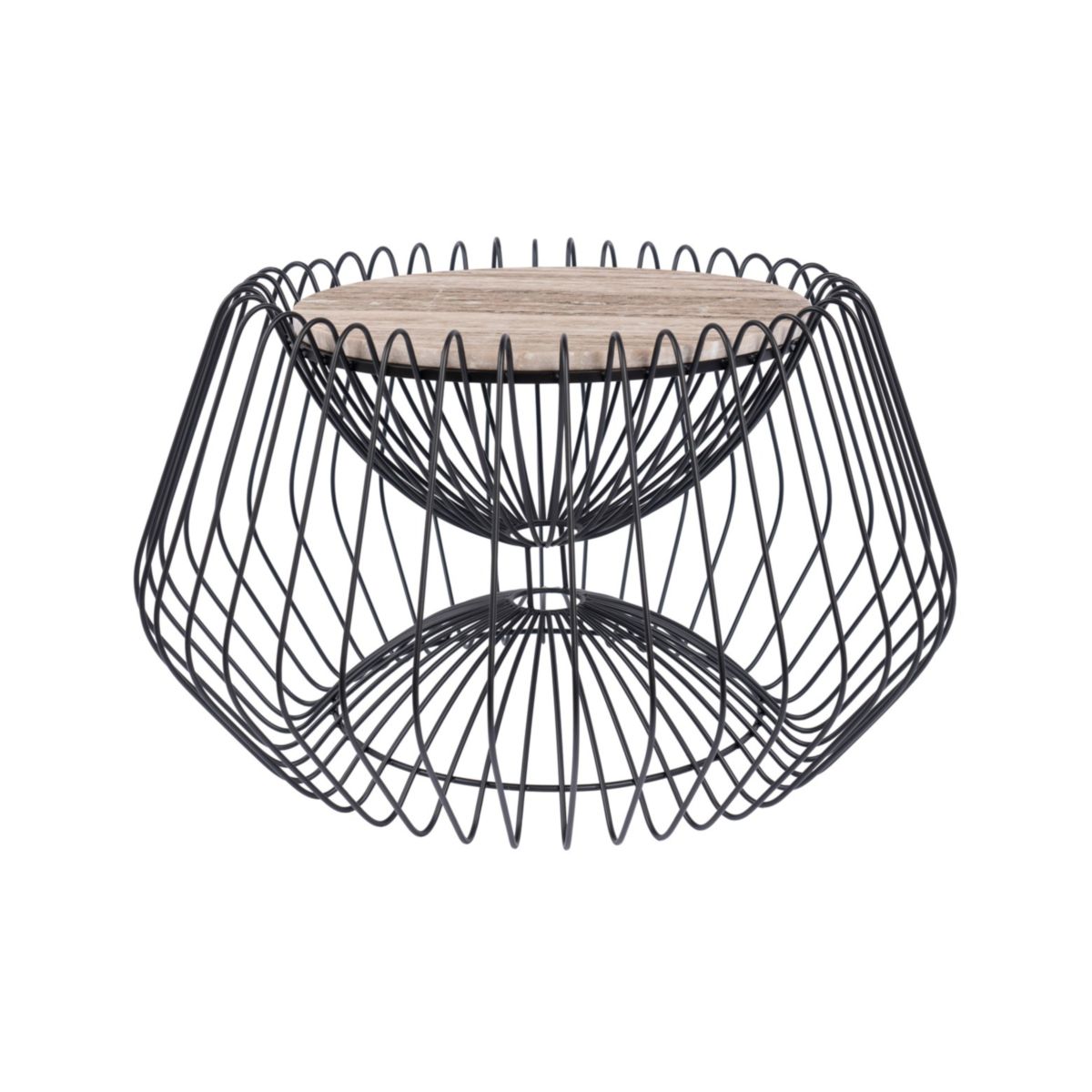 Beistelltisch Malibu 325 braun schwarz