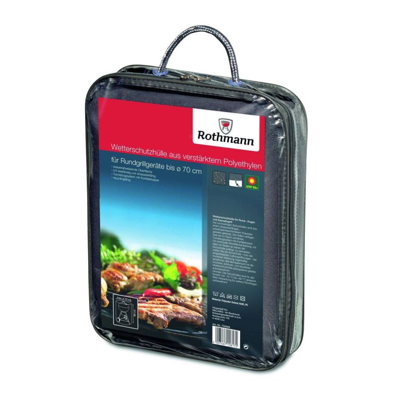 Rothmann Wetterschutzhülle/Regencover für Rundgrills bis 70 cm ...