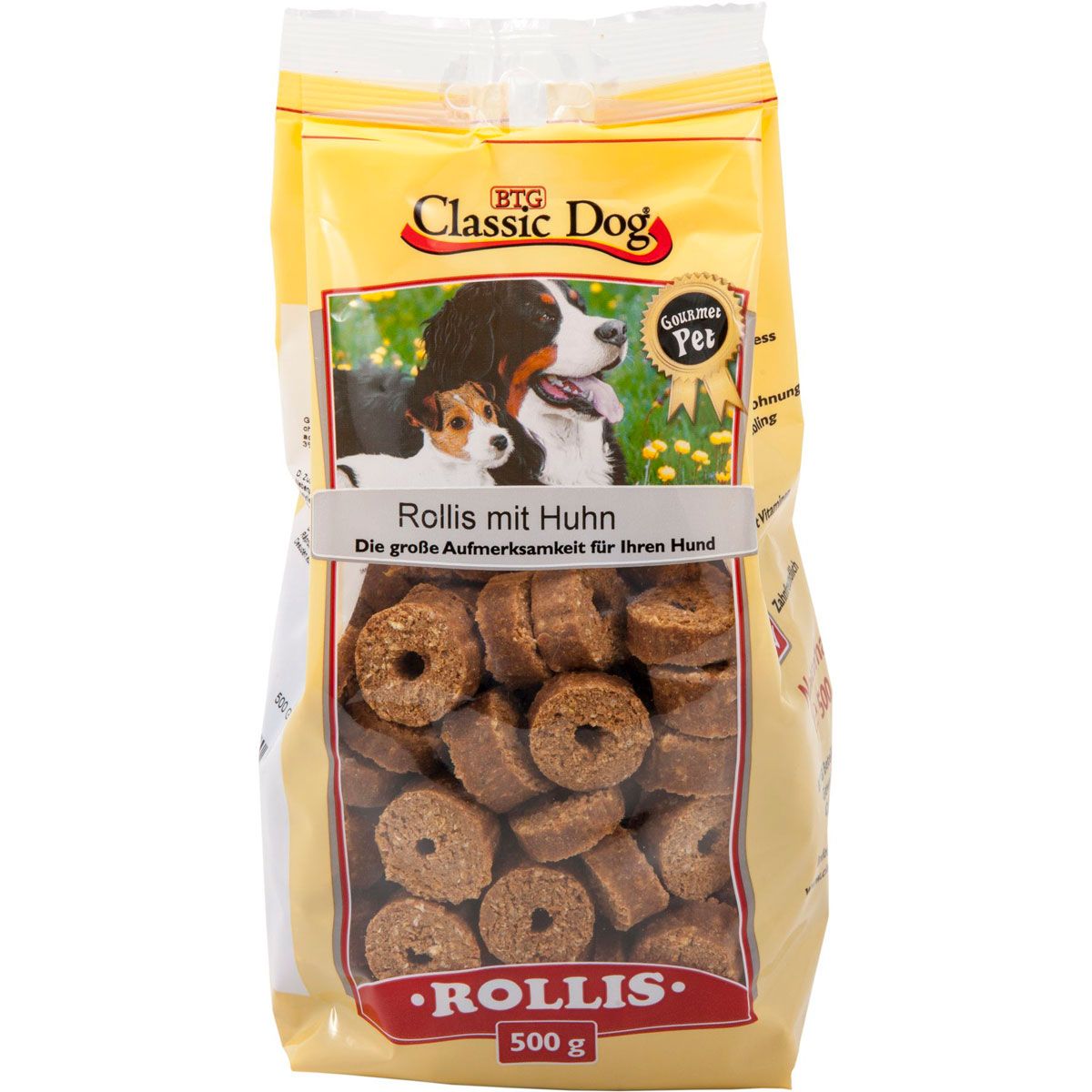 Classic Dog Snack Rollis Huhn 500g online kaufen